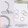 Beebeecraft 10Pcs 316L Stainless Steel Sleeper Earrings EJEW-BBC0001-56C-6