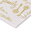 Hot Gold Foil Paper Self-Adhesive Stickers DIY-K076-01C-3