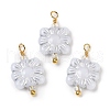 Opaque Acrylic Pendants KK-K296-04B-G-1