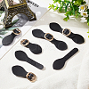 6Pcs Imitation Leather Sew on Toggle Buckles FIND-FG0002-73G-5