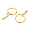 20Pcs Iron Split Key Rings IFIN-YW0003-01G-2