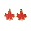 304 Stainless Steel Enamel Pendants STAS-V015-33G-1