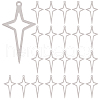 HOBBIESAY 50Pcs 304 Stainless Steel Pendants STAS-HY0001-50-1