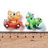 Opaque Resin Cabochons X-RESI-G085-06-3