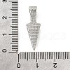 Brass Shell Pendants KK-D328-25P-3