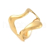 304 Stainless Steel Open Cuff Rings for Women RJEW-U060-01K-G-2