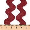 Gorgecraft Polyester Wave Lace Trim Ribbon OCOR-XCP0002-83B-4