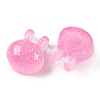 Transparent Epoxy Resin Bunny Decoden Cabochons CRES-P035-03D-2