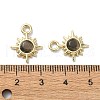 Alloy Glass Pendants PALLOY-S188-10G-3