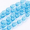 Glass Beads Strands GLAA-R024-11x8mm-7-1