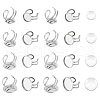 Unicraftale DIY Blank Dome Open Ring Making Kit DIY-UN0005-17-1