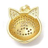Brass with  Cubic Zirconia Pendents KK-K340-02G-2