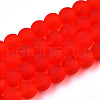 Transparent Glass Beads Strands GLAA-T032-T6mm-MD09-1