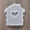 DIY House with Heart Pattern Candle Silicone Molds DIY-G113-05D-4