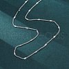 Brass Curb Chains Necklaces for Women NJEW-D302-06P-4