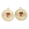 Real 18K Gold Plated Brass Pendants KK-F862-02G-02-1