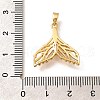 Brass Micro Pave Cubic Zirconia Pendents KK-R212-09G-3