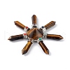 Chakra Natural Tiger Eye Energy Tower Pyramid G-L524-08P-02-2