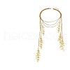 Alloy Leaf Pendant Multi Layered Y Necklaces for Women FS-WG83705-01-4