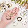 Olycraft Ocean Theme Alloy Open Back Bezel Pendants PALLOY-OC0002-45-3