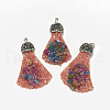 Natural Quartz Pendants G-S334-031-1