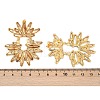 304 Stainless Steel Glass Stud Earrings for Women EJEW-M095-14G-02-3