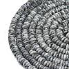 Frosted Natural Larvikite Beads Strands G-K389-C38-01-3