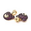 Brass Micro Pave Cubic Zirconia Pendant KK-H441-01A-G-3