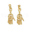 Brass Pendants KK-C093-02G-1