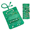 GOMAKERER 2Pcs Retro Rectangle Silk Zipper Roll Pouches ABAG-GO0001-02D-1