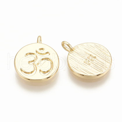 Brass Charms KK-T020-108G-1