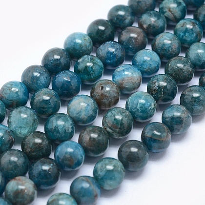 Natural Apatite Beads G-E481-05-8mm-1