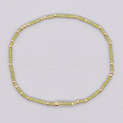 Bohemian Style Rainbow Beaded Handmade Fashion Women's Bracelet QD2599-21-1