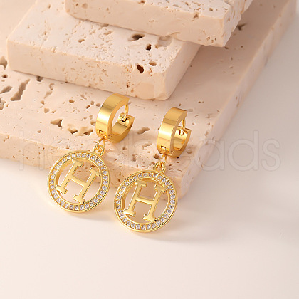 Geometric Hoop Earrings with High-end and Elegant Style LE2027-2-1