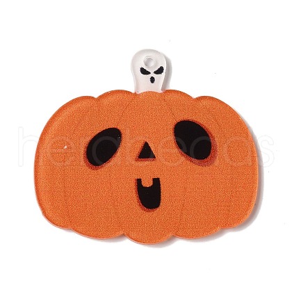 Halloween Printing Acrylic Pendants FIND-K017-01E-1