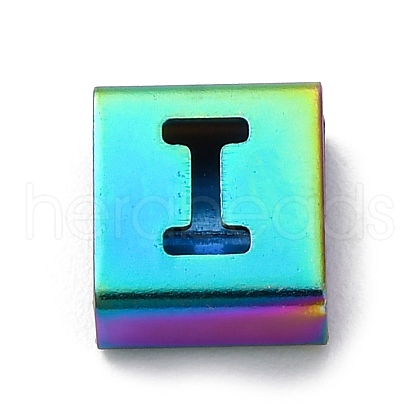 Ion Plating(IP) 304 Stainless Steel Square Slide Charms STAS-L132-03I-M-1