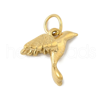 304 Stainless Steel Pendants STAS-P391-01G-G-1