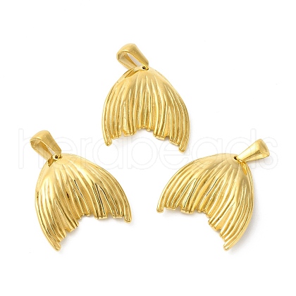 Ion Plating(IP) 304 Stainless Steel Pendants STAS-R122-09G-1