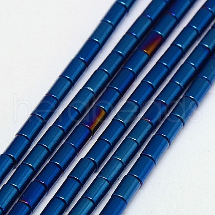 Electroplate Non-magnetic Synthetic Hematite Beads Strands G-J162-C-03-1