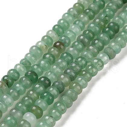 Natural Green Aventurine Beads Strands X-G-D481-03A-1