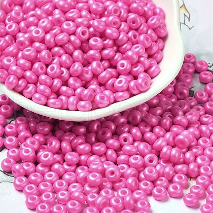 Baking Paint Luster Glass Seed Beads X1-SEED-B001-04A-05-1