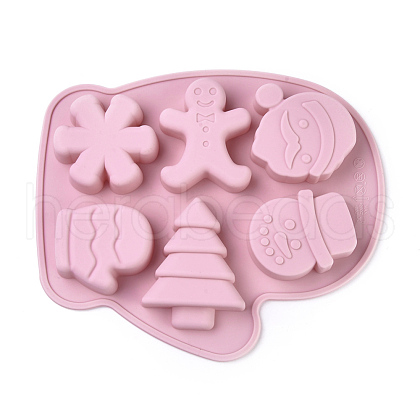 Christmas Food Grade Silicone Waffle Molds DIY-L025-039-1