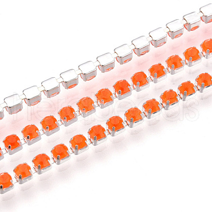 Iron Rhinestone Cup Chains CH-T006-01A-07-1