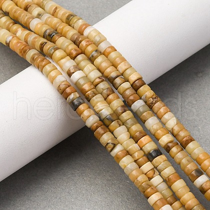 Natural Yellow Opal Beads Strands G-L624-I17-2x4mm-1
