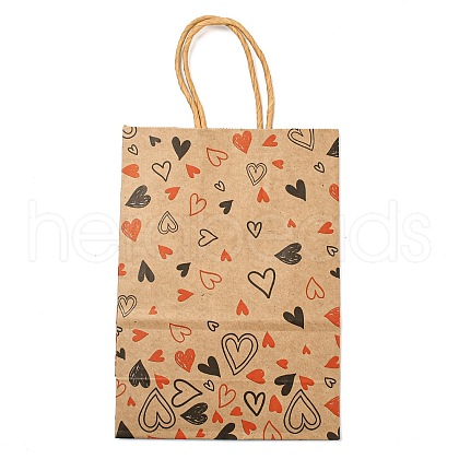 Valentine's Day Rectangle Paper Gift Bags ABAG-C006-01B-1