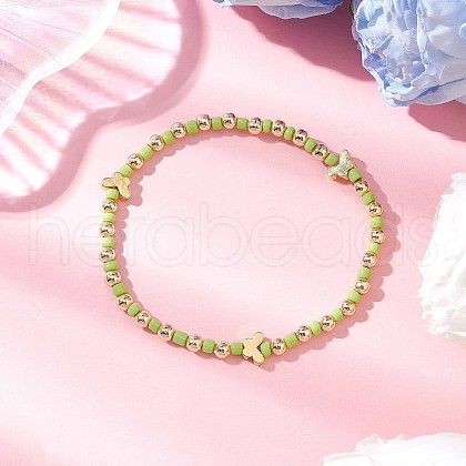 Bohemian Style Glass Seed Bead Stretch Bracelets BJEW-JB11800-02-1