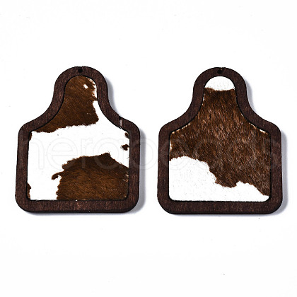 Eco-Friendly Cowhide Leather Big Pendants FIND-N049A-09A-09-1