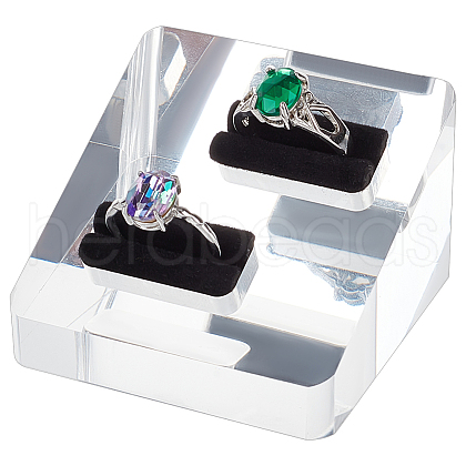 Acrylic & Lint Ring Display RDIS-WH0019-10-1