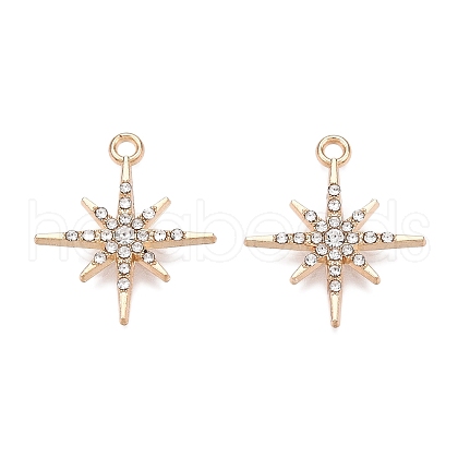 Rack Plating Alloy Pendants FIND-N005-33G-1