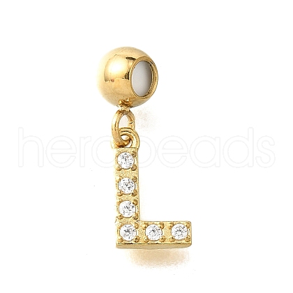 304 Stainless Steel Rhinstone Pendant STAS-H202-50G-L-1